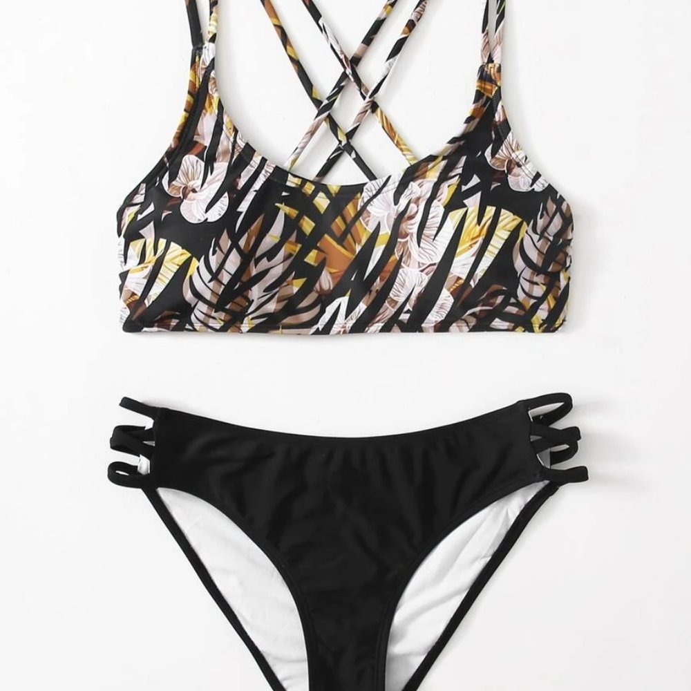 New criss cross bikini 2 piece